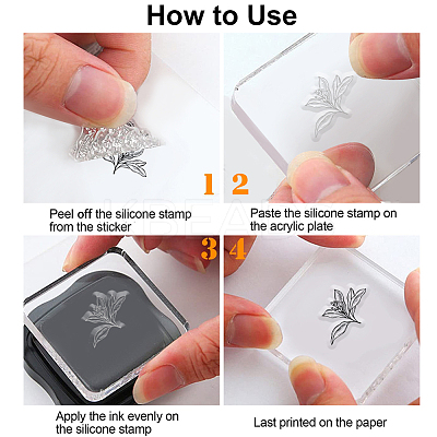 PVC Plastic Clear Stamps DIY-WH0631-0674-1
