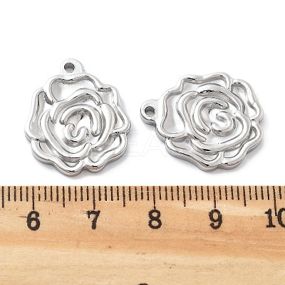 Anti-Tarnish 304 Stainless Steel Pendants STAS-R130-17P-1