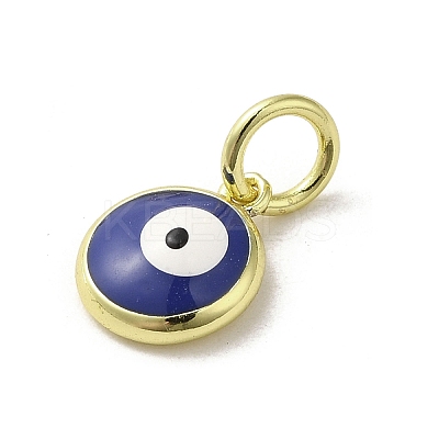 Brass Enamel Charms KK-E092-13G-03-1