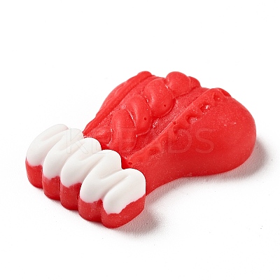 Opaque Christmas Resin Cabochons LS-RESI-G039-06-1