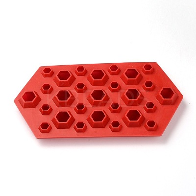 Diamond Shape Food Grade Silicone Molds AJEW-E027-01-1