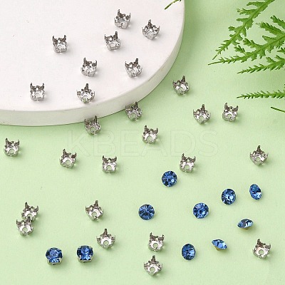 Non-Tarnish 201 Stainless Steel Sew on Prong Settings LS-STAS-L229-06P-1