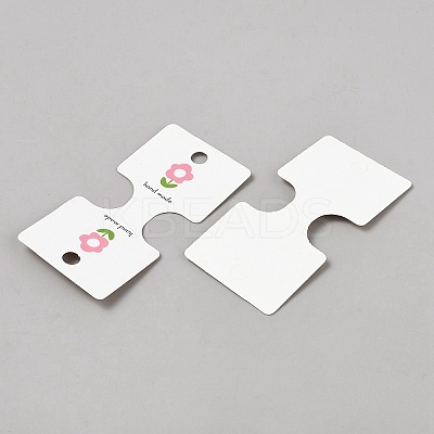 Flower Pattern with Word Handmade Paper Display Cards CDIS-WH20001-04-1