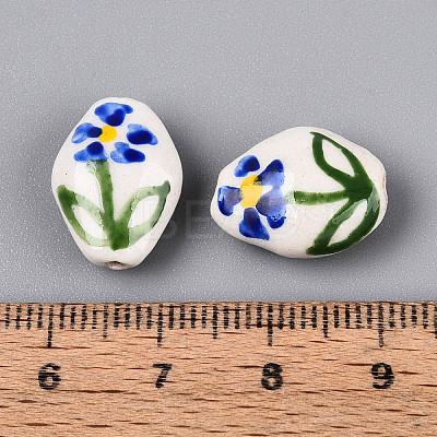 Handmade Porcelain Beads PORC-T134-17M-1