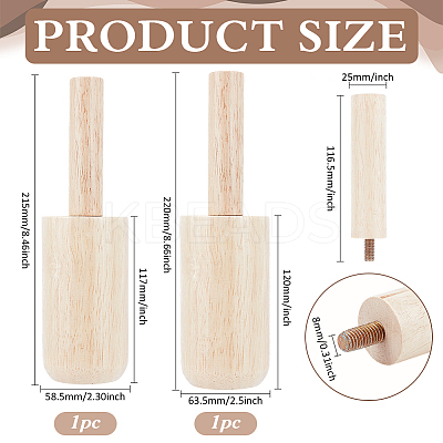 1Sets Wooden Molds TOOL-BC0003-25-1