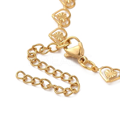304 Stainless Steel Chain Bracelet for Women BJEW-I313-05-1