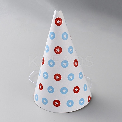 Paper Party Hats Cone LS-AJEW-WH0348-130C-1