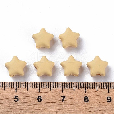 Spray Painted Acrylic Beads MACR-S373-45-O07-1