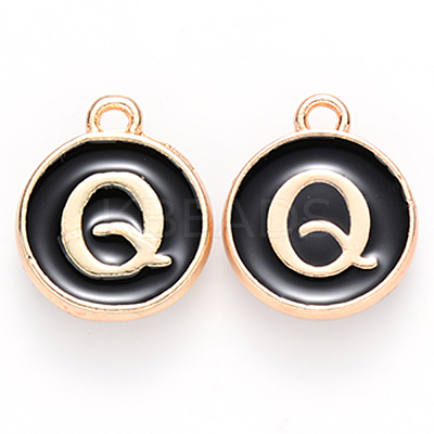 Golden Plated Alloy Charms X-ENAM-S118-02Q-1