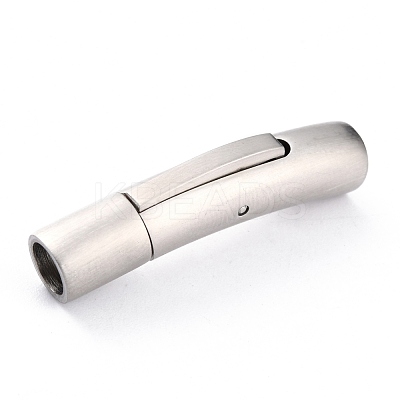 Non-Tarnish 316 Surgical Stainless Steel Bayonet Clasps STAS-G241-09MP-1