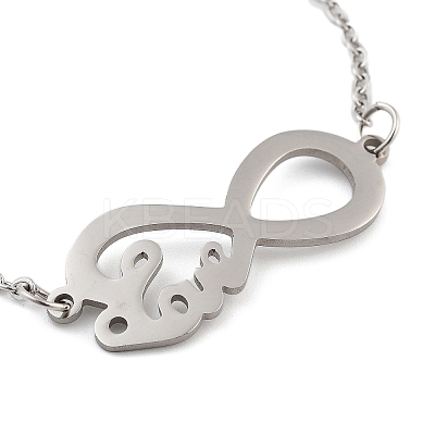 Non-Tarnish Stainless Steel Cable Chain Link Bracelets for Women Men LS-STAS-Z061-01P-06-1