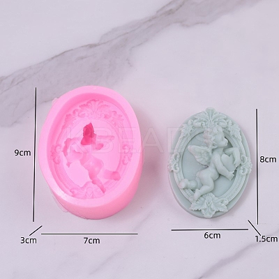 Angel DIY Food Grade Silicone Statue Candle Molds PW-WG89273-01-1