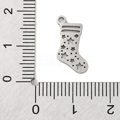Anti-Tarnish Christmas 201 Stainless Steel Pendants LS-STAS-Q015-04P-1