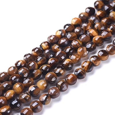 Natural Tiger Eye Beads Strands G-L538-009C-1