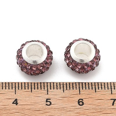 Rondelle Polymer Clay European Beads FIND-U001-01I-1
