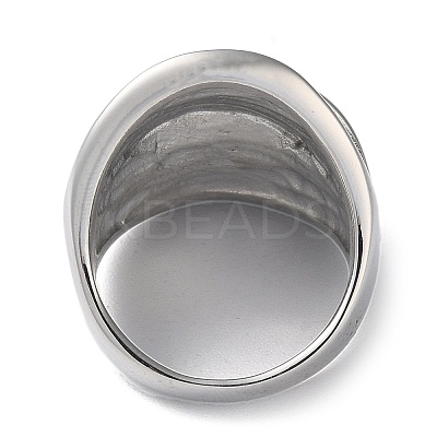 Non-Tarnish 304 Stainless Steel Wide Band Rings for Women RJEW-P095-03P-1