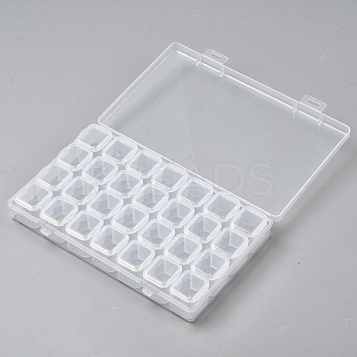 Rectangle Plastic Organizer Boxes CON-WH0089-196-1