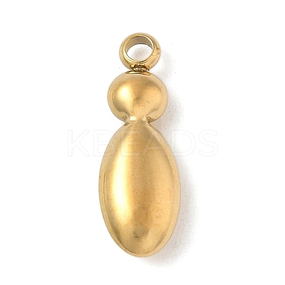 304 Stainless Steel Initial Pendants STAS-S186-12I-G-1