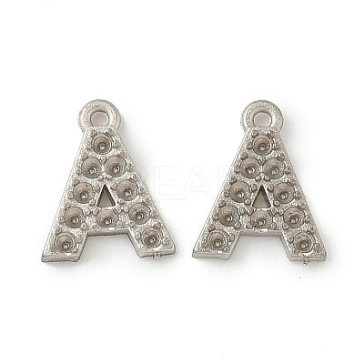26Pcs 304 Stainless Steel Pendant Rhinestone Settings STAS-Z144-03P-1