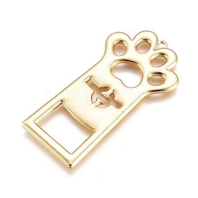 Alloy Open Back Bezel Pendants PALLOY-M184-01LG-RS-1