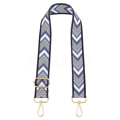 Arrows & Word Pattern Adjustable Nylon Bag Strap FIND-WH0092-23-1