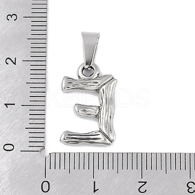 Non-Tarnish 304 Stainless Steel Pendants STAS-F235-01P-E-1