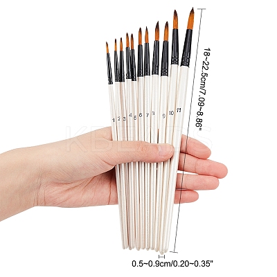 Painting Brush Set AJEW-NB0001-52-1