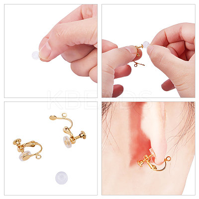 Comfort TPE Plastic Pads for Clip on Earrings KY-P007-B01-1