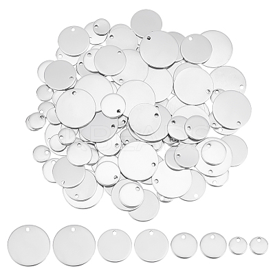 220Pcs 4 Style 304 Stainless Steel Charms STAS-DC0012-50-1