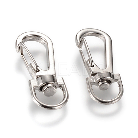 Alloy Swivel Lobster Claw Clasps X-PALLOY-T010-06P-1