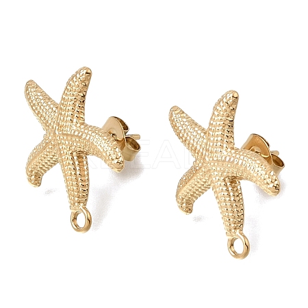304 Stainless Steel Stud Earring Findings STAS-D391-03B-G-1