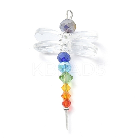 Glass Beaded Pendants PALLOY-TA00048-1