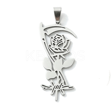 Non-Tarnish 201 Stainless Steel Pendants STAS-U003-16P-1