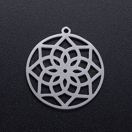 Non-Tarnish 201 Stainless Steel Pendants STAS-Q201-JN348-1-1