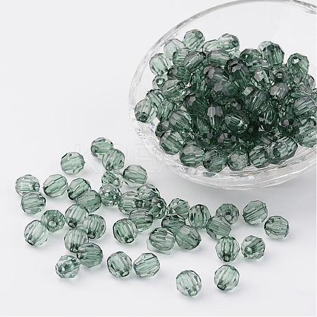 Transparent Acrylic Beads DB8mmC-34-1