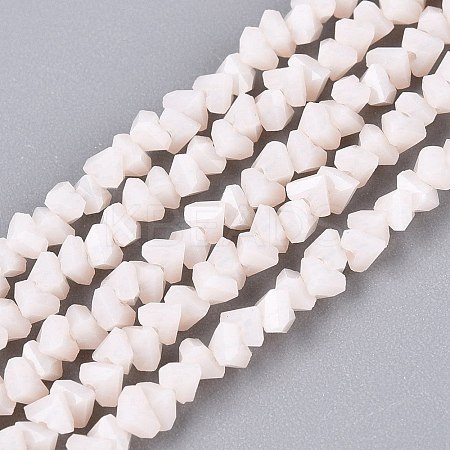 Opaque Glass Beads Strands GLAA-N019-3mm-04-1