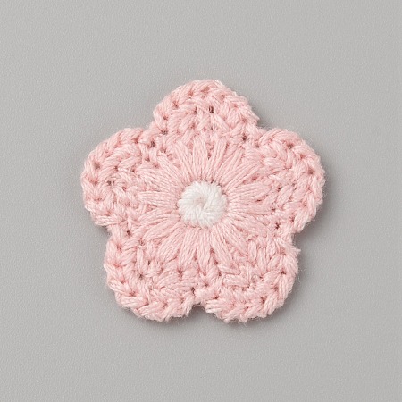 Two Tone Polyester Knitted Ornament Accessories DIY-WH0308-416E-1