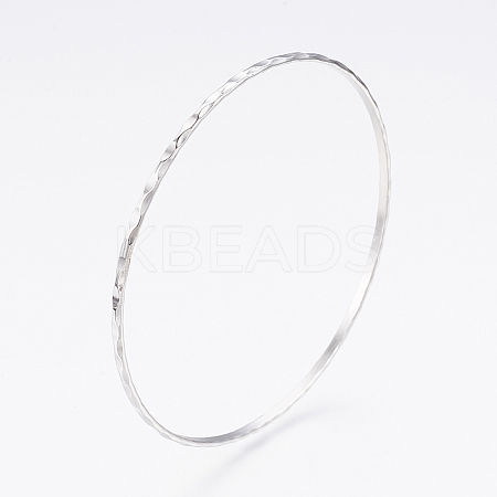 Tarnish Resistant 304L Stainless Steel Buddhist Bangles LS-BJEW-G568-15P-1