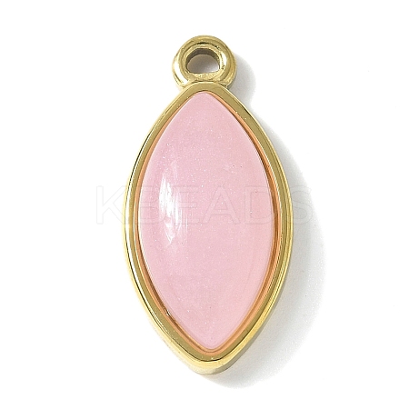 Natural Rose Quartz Pendants STAS-L277-09G-04-1