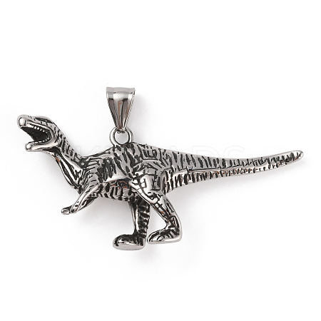 304 Stainless Steel Big Pendants STAS-A083-17AS-1