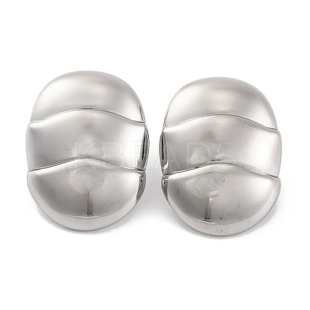 Non-Tarnish 304 Stainless Steel Stud Earrings for Women EJEW-N054-22P-1