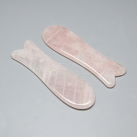 Natural Rose Quartz Gua Sha Boards G-S265-12-1