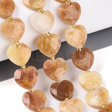 Natural Topaz Jade Beads Strands G-P592-B16-01-1