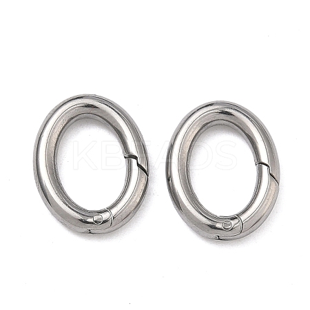 304 Stainless Steel Spring Gate Rings STAS-A138-07B-P-1