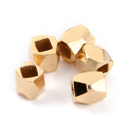 Brass Spacer Beads KK-O133-202B-G-1