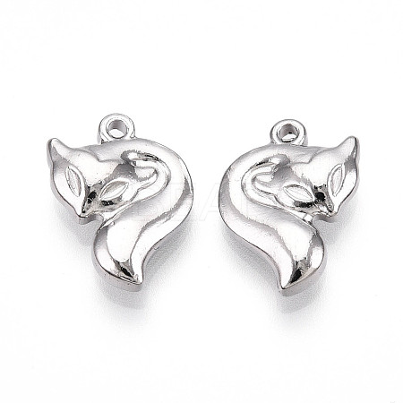 304 Stainless Steel Pendants X-STAS-N109-146P-1