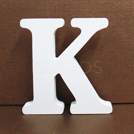 Letter Wooden Ornaments LETT-PW0002-61K-1