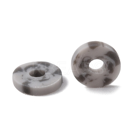Handmade Two Tone Polymer Clay Beads CLAY-N008-B010-168-1