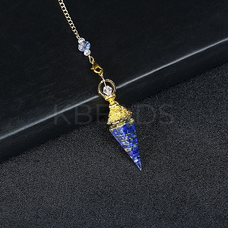 Resin Cone Dowsing Pendulums PW-WGC05D6-17-1