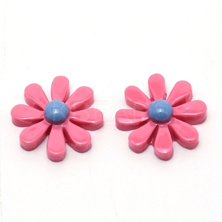 Resin Cabochons CRES-WH0005-01G-1